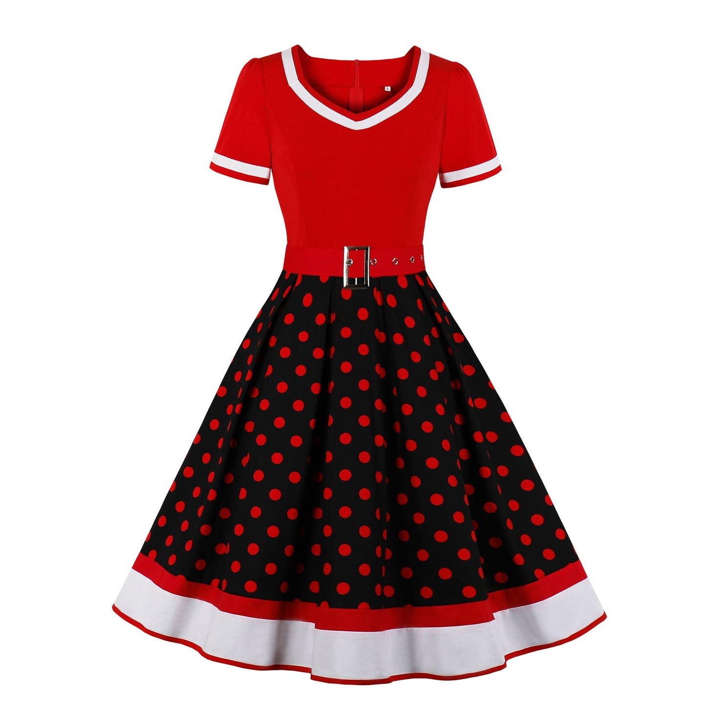 qgtao pop culture dress to impress Vintage Printed Dress Pettiskirt