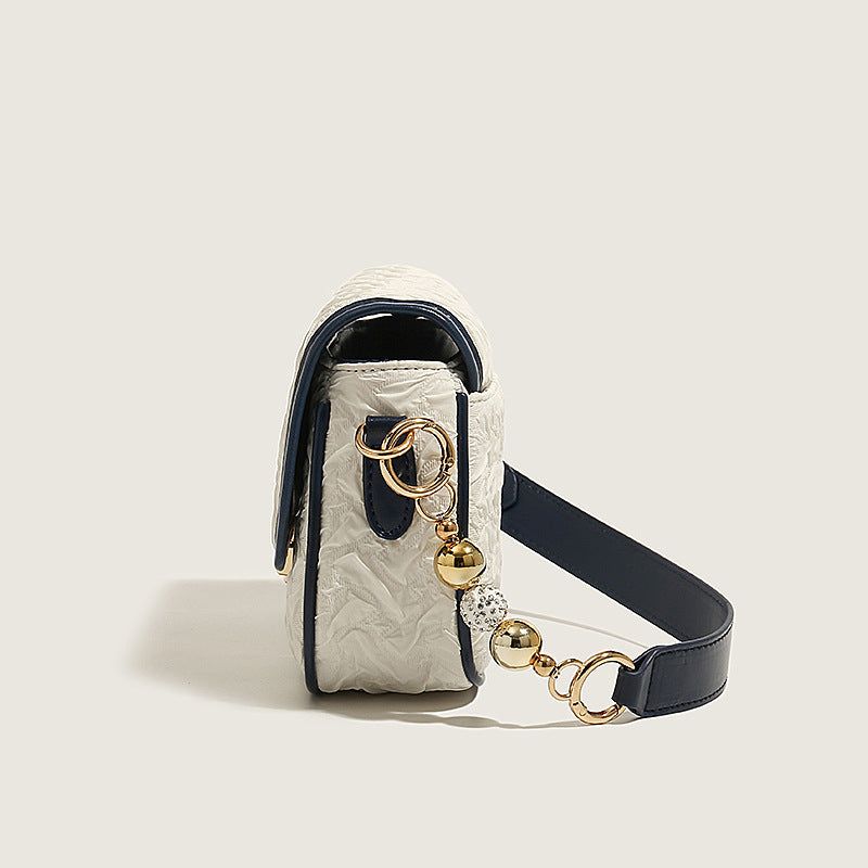 2025 Women's bag new Korean version trendy fashion versatile personality PU picofarad stick armpit bag, retro portable shoulder bag women