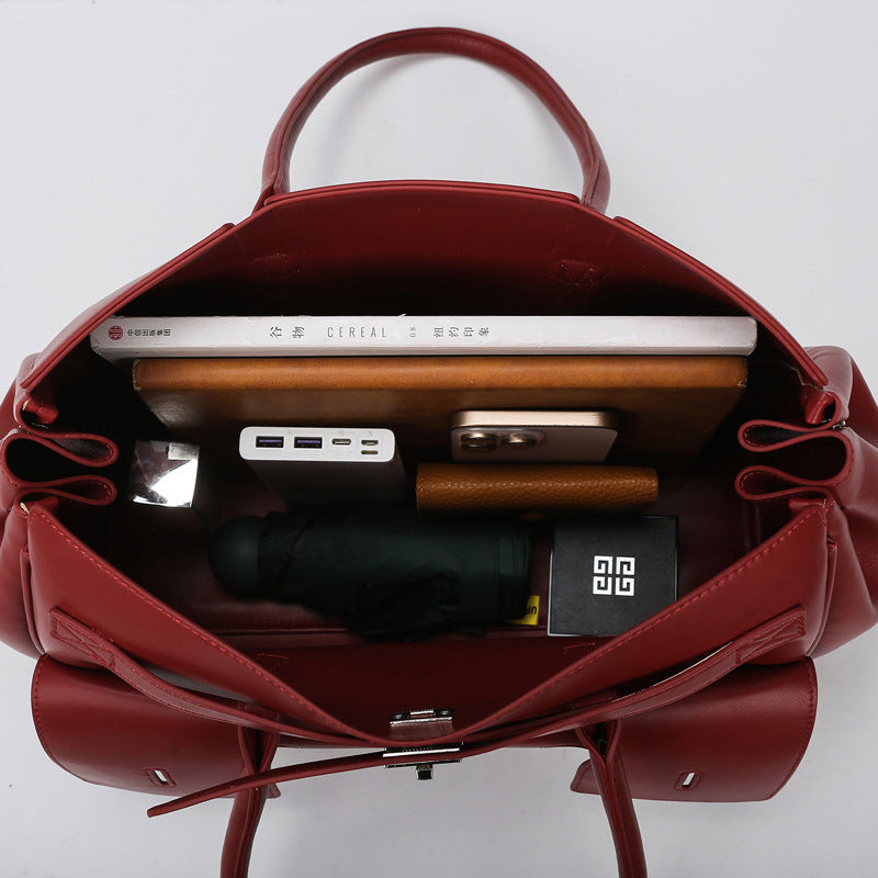 2025 Tote bag fashion large-capacity women's bag New hot-selling simple commuter bag high-end shoulder bag women