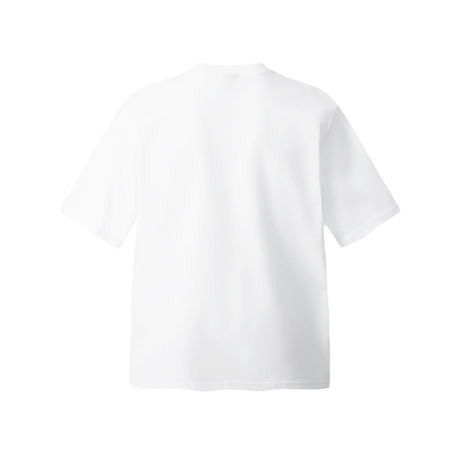 2025 F6611 2025n Street 2025 Summer Patch Star Design Men's Loose Premium Crew Neck Short Sleeve T-Shirt