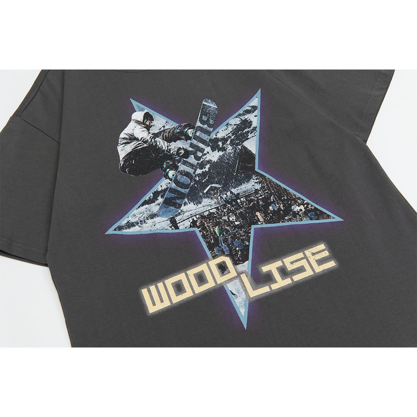 2025 WT397 2025n Street Tide 2025 Summer Couple Trend Premium Sense Skateboard Design Men's Loose Short Sleeve T-Shirt