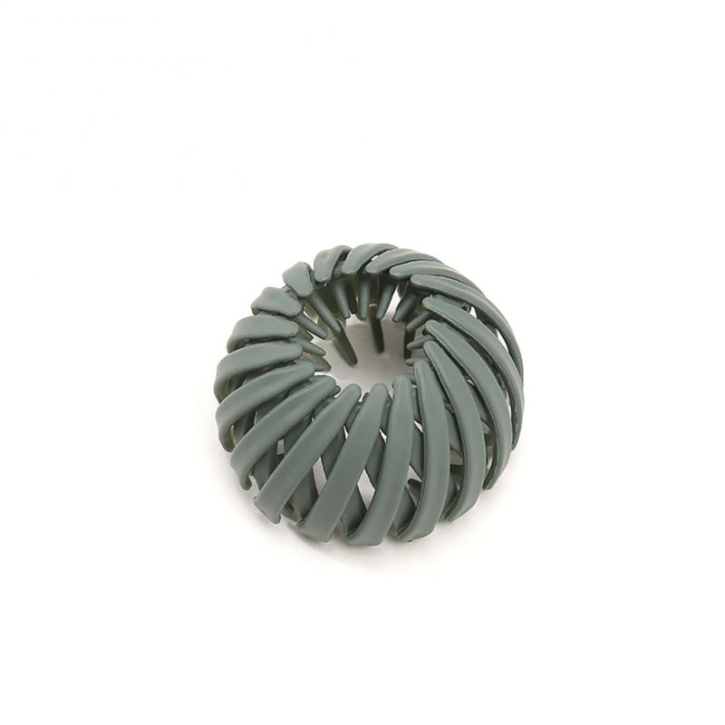 Transparent Hairpins Nest Ball Hair Clips Bun Hairpin For Women Ponytail Holder Hair Claw Clips Solid Color Hair Clip Headwear