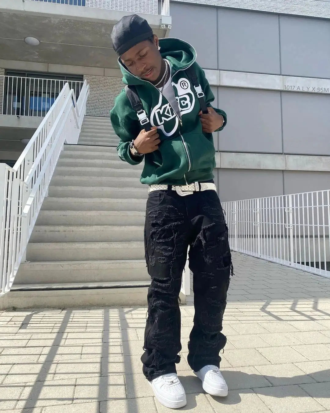 Y2k Vintage Casual Hip Hop Print Zip Up Hoodies Aesthetic Gothic Fashion Long Sleeve Hooded Sweatshirt Clothes Women Man