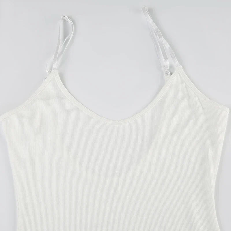 qgtao Basic Sexy Halter Backless Midi Dress