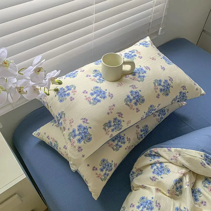 Yeknu Euro Bedding Set Free Shipping Beddings Sets Princess Style Pure Cotton Intensification Level A Bedroom Set Queen Size Bed Sheet