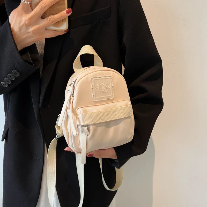 qgtao Mini Backpacks For Women Kawaii School Backpack Girls Green Shoulders Bag Travel Knapsack Crossfit Packbag Korean Purse Ins