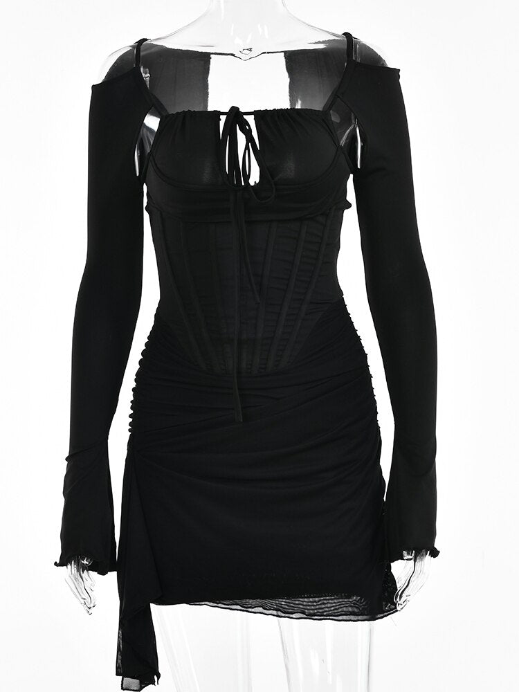 Baddie Hollow Out Spaghetti Strap Dress
