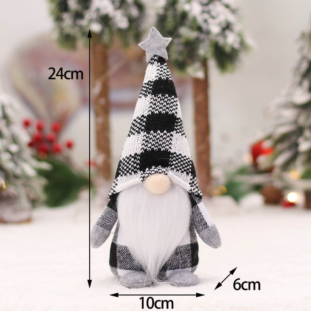 Halloween Gnome Plush Halloween Decoration for Home Handmade Faceless Dolls Gnome Ornaments Cute Elf Scandinavian Tomte Gnomes