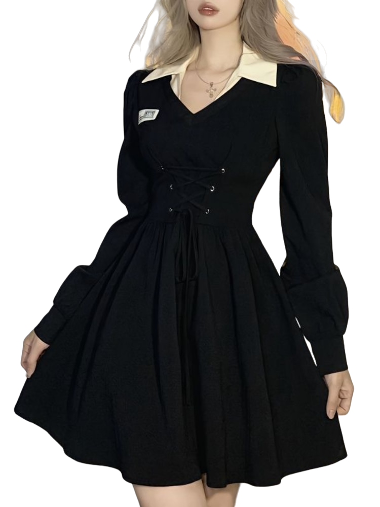 College Bandage Preppy Dress
