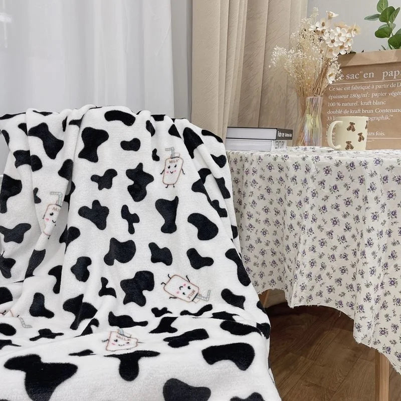 Yeknu Ins Style Zebra Blanket Soft Microfiber Blanket For Bed Office Flannel Blanket Warm Throw Blanket Plush Bedspread Kids Bedding