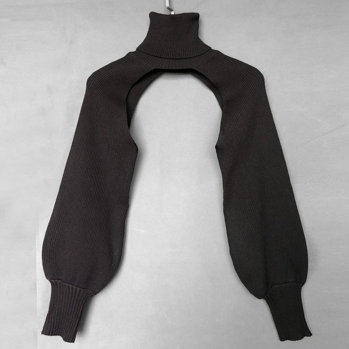 Women Ultra-short Sweater Coat 2022 Autumn Winter Long Sleeve Loose Knitted Crop Tops Solid Color Sexy Cardigan Sweaters Tops