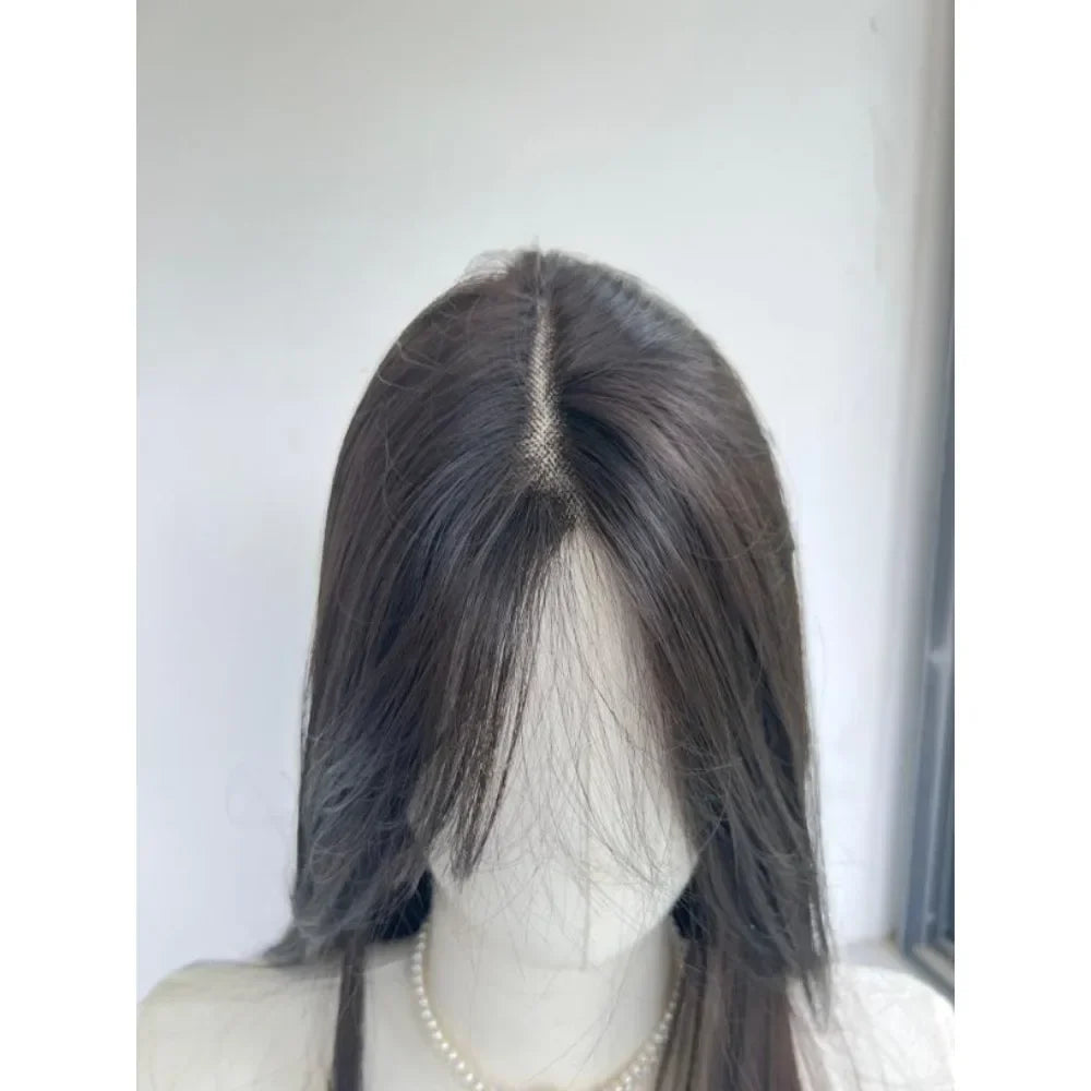 qgtao - Black Wig for Women Long Straight Black Hair Lolita Cosplay Wigs for Daily Use School Life Heat Resistant Synthetic Wigs
