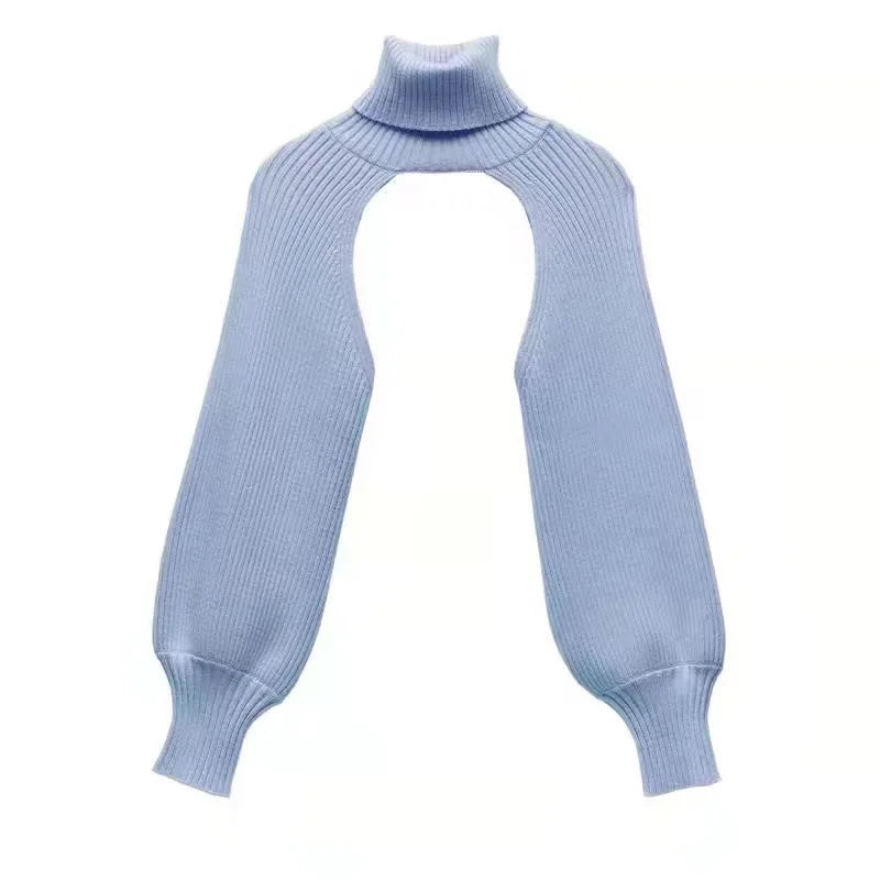 Women Ultra-short Sweater Coat 2022 Autumn Winter Long Sleeve Loose Knitted Crop Tops Solid Color Sexy Cardigan Sweaters Tops