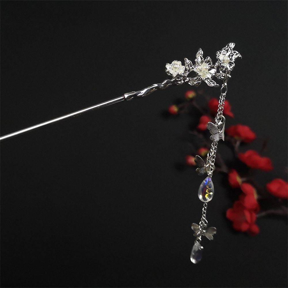 Alloy Round Hairpins Bun Cuff Vintage Leaf Hair Stick Set Bun Holder Women Hair Accessories Retro Hair Pins