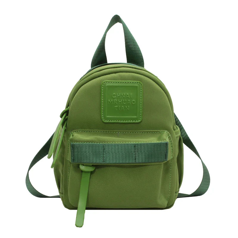 qgtao Mini Backpacks For Women Kawaii School Backpack Girls Green Shoulders Bag Travel Knapsack Crossfit Packbag Korean Purse Ins