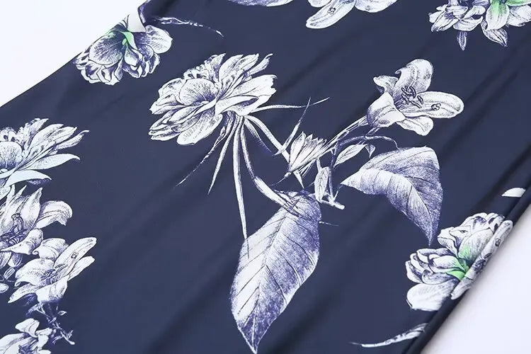 qgtao 2024 Women's Silk Satin Printed Skirt Woman Traf-store Skirts Clothing Korean Dongdaemun Winter Y2k High Quality