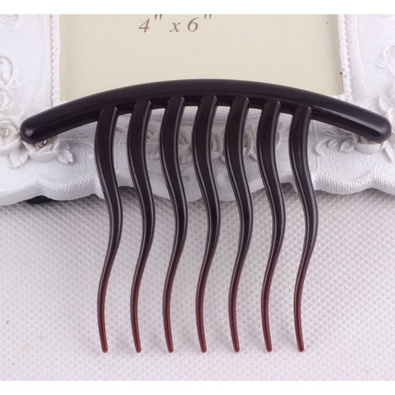 Women Hairpins Styling Clip Fluffy Stick Bun Maker Plastic Braiding Tool Ponytail Holder Hair Combs Hair Clip Accessories