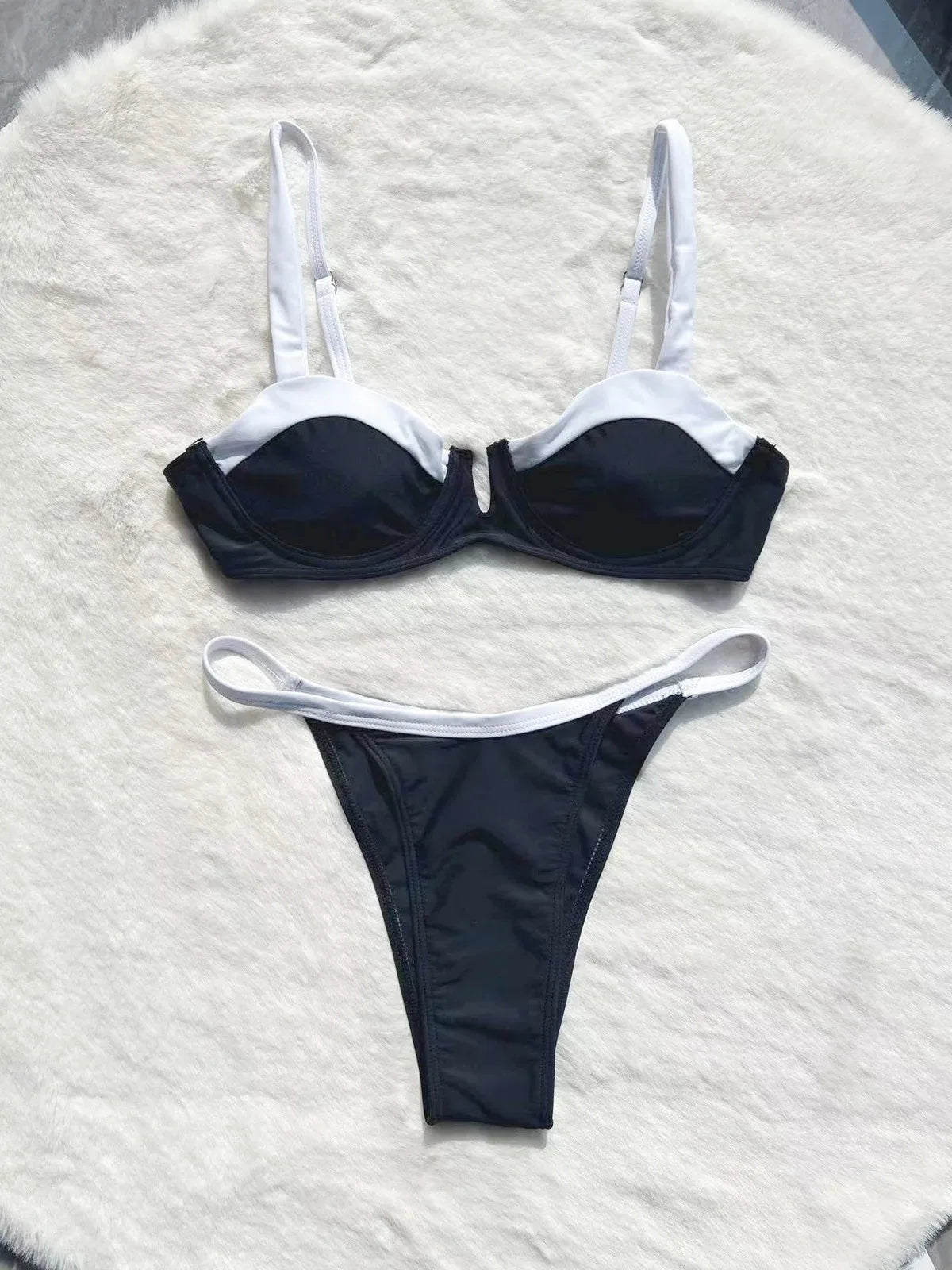 qgtao Bikini Sexy Women Swimsuit 2023 Bikini Set Push Up Bathing Suit Brazil Swimwear Biquini Swimming Suit Beachwear