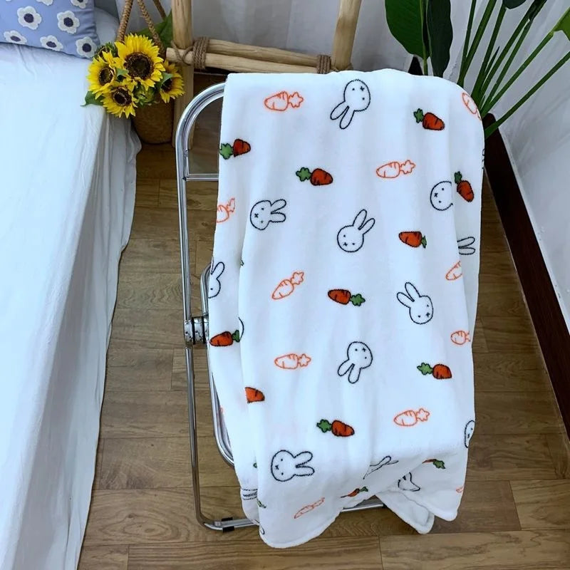 Yeknu Ins Style Zebra Blanket Soft Microfiber Blanket For Bed Office Flannel Blanket Warm Throw Blanket Plush Bedspread Kids Bedding