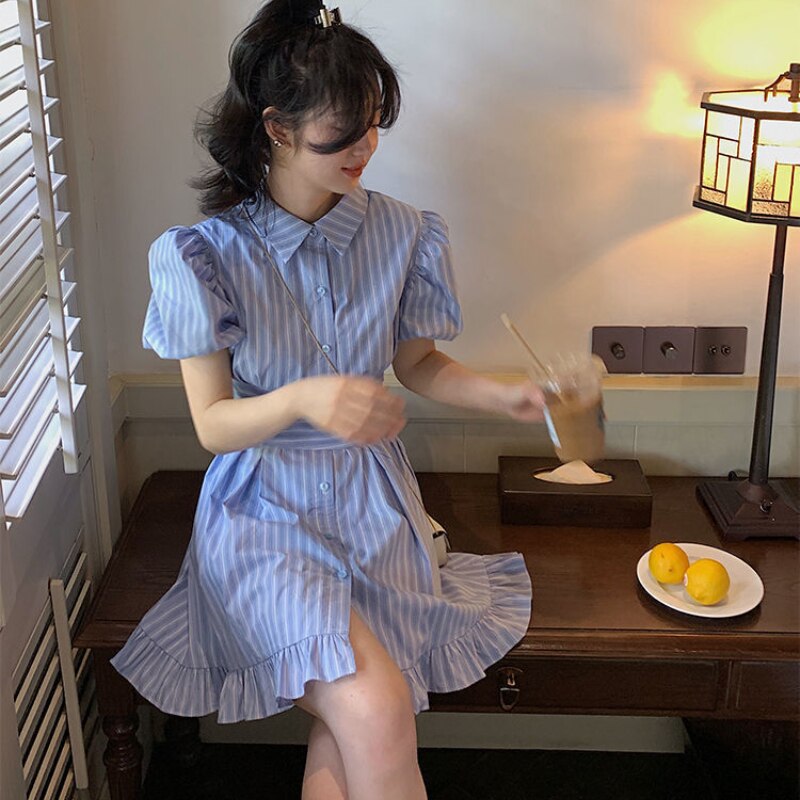 Split Bandage Sweet Dresses