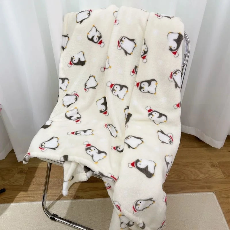 Yeknu Ins Style Zebra Blanket Soft Microfiber Blanket For Bed Office Flannel Blanket Warm Throw Blanket Plush Bedspread Kids Bedding