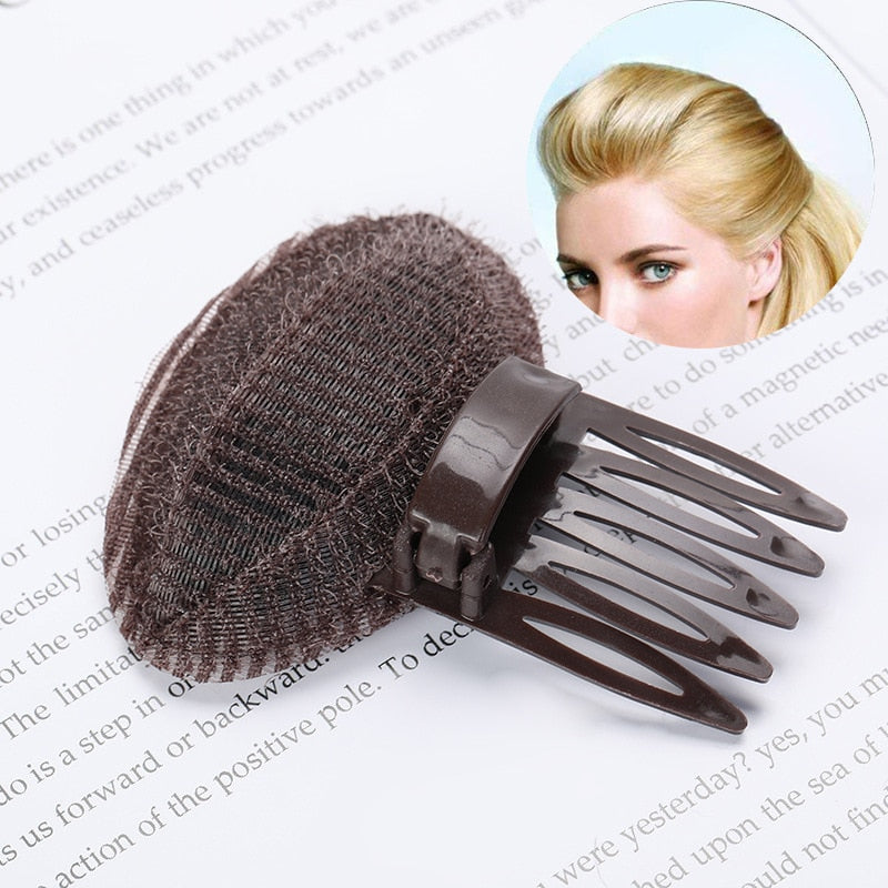 Women Hairpins Styling Clip Fluffy Stick Bun Maker Plastic Braiding Tool Ponytail Holder Hair Combs Hair Clip Accessories