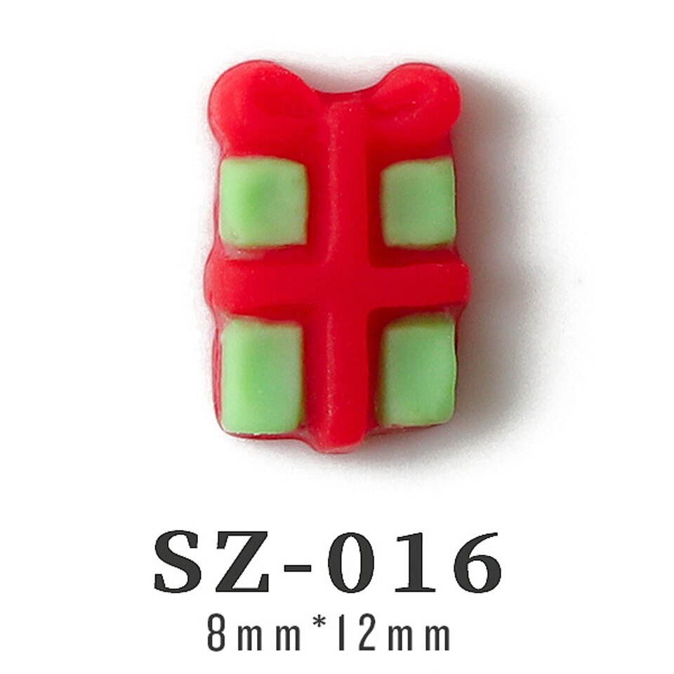 50 Pieces Christmas Nail Charms Wholesale In Bulk Tree Snowman Deer Mixed Styles 3D Resin Nail Art Decoration