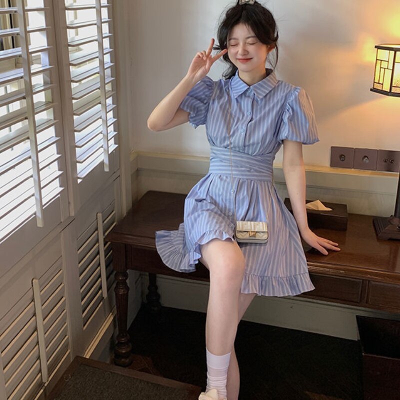 Split Bandage Sweet Dresses