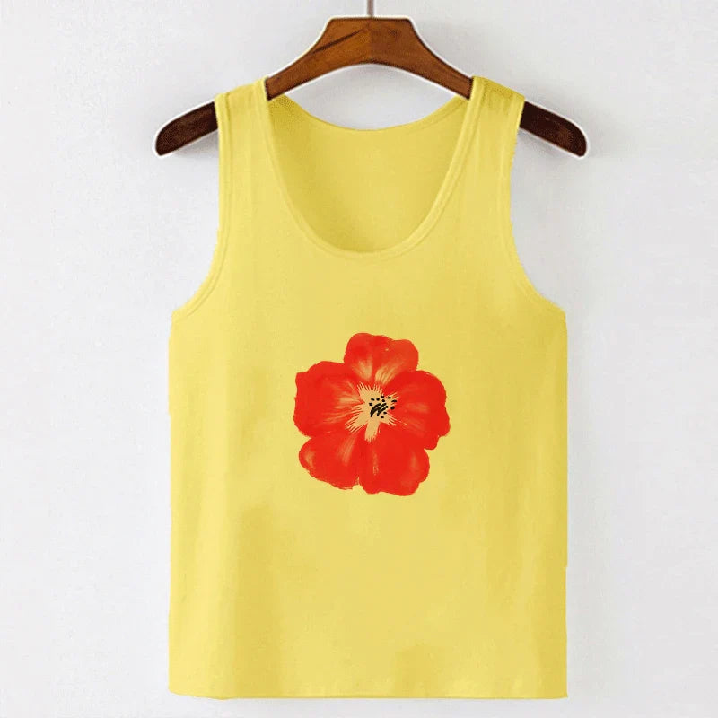 qgtao Sexy Summer Crop Tops Aesthetic Flowers Graphic Baby Tee Goth Harajuku Y2k Style Short Sleeve Camis Vintage Woman 2000s T-shirts