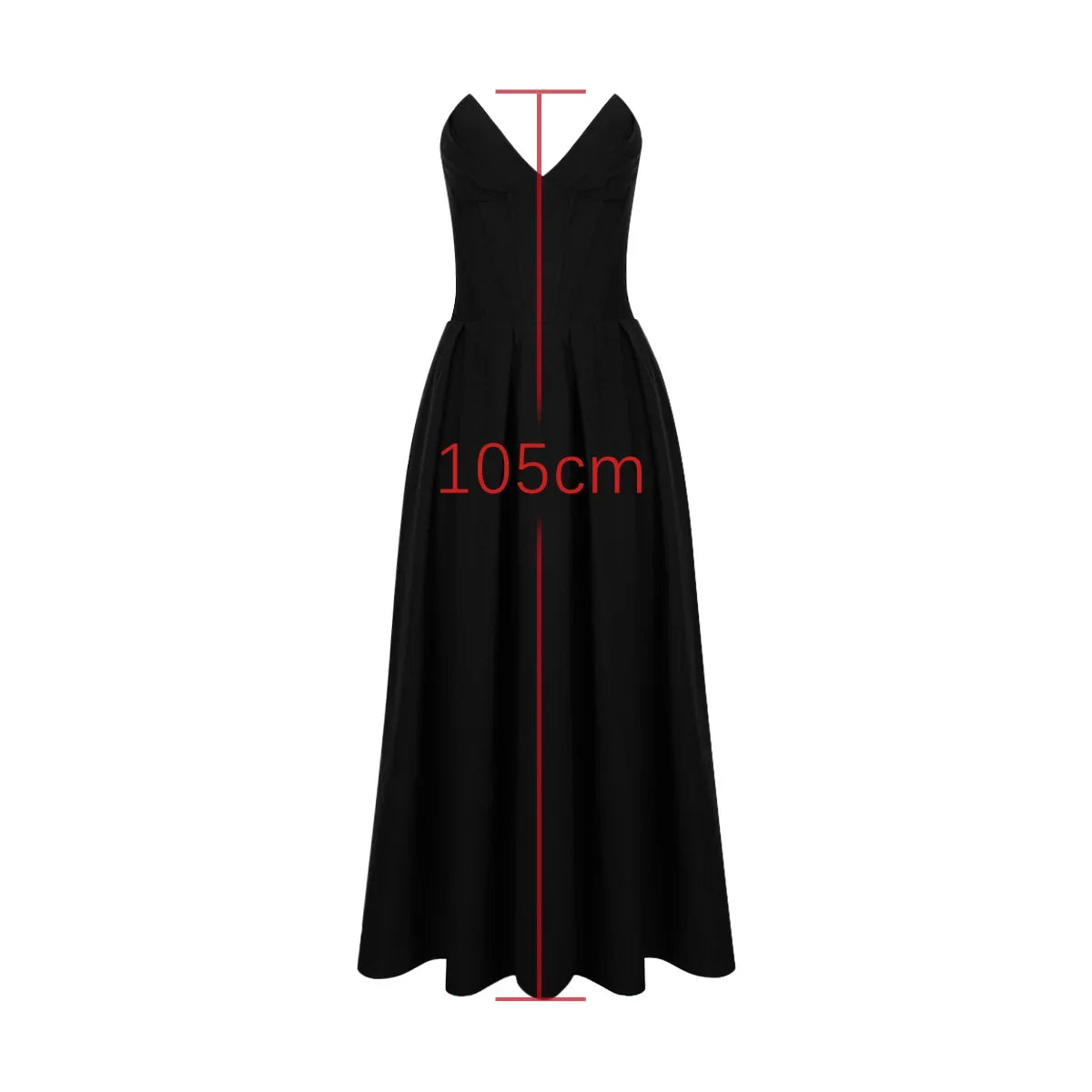 qgtao Strapless Formal Occasion Dress Black Sexy Bodycon Corset Party Dresses A Line Elegant Long Dresses New in Clothing