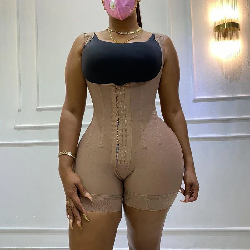 qgtao Girdle Postoperative Bodysuit Compressed Steel Shapewear Fajas Corset Slimming Body Shaper Sexy Women