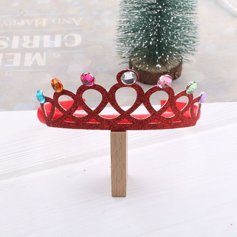 Headbands For Kids Girl Princess Hairbands Yarn Crown Bow Knot Tiara Flower Child Hair Accessories Korean Handmade Wholesale