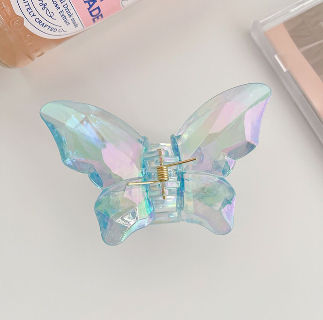 Trendy Transparent Pearl Butterfly Clamp Crab Hair Claws For Women Girls Acrylic Hairpin Hair Clip Barrettes Hair Accessories