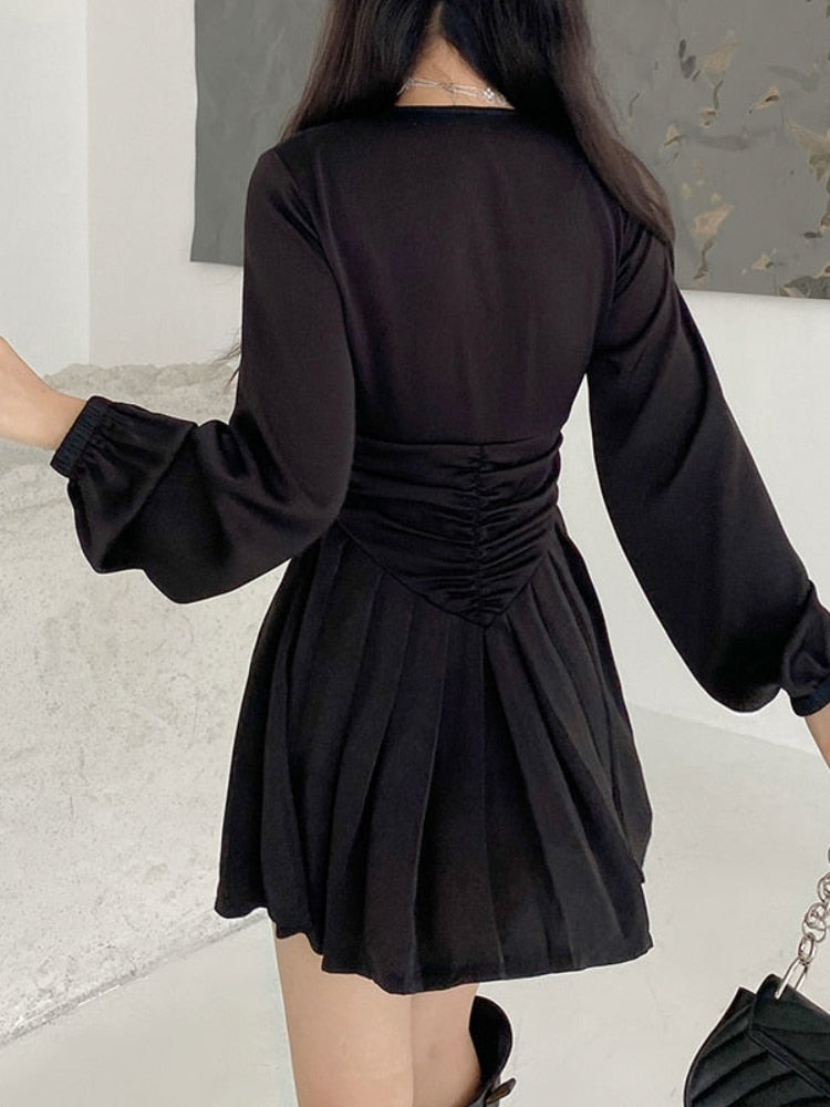 Black Elegant Vintage Dress