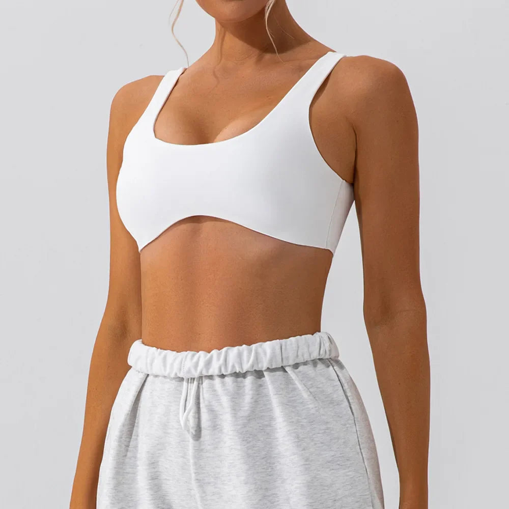 qgtao Breathable Sports Bra Shockproof Crop Anti-sweat Fitness Top Women Seamless Yoga Push up Sport Gym Workout Top Soft Underwear