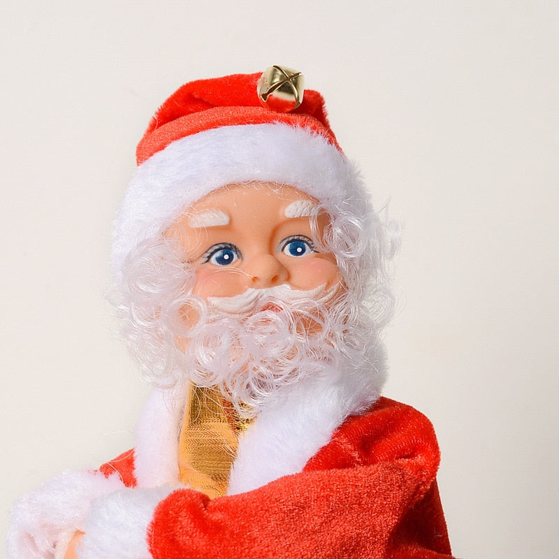 Christmas Electric Musical Hip Dancing Santa Claus Doll Toys Twerking Doll Party Christmas Decoration Gifts Ornaments for Kids