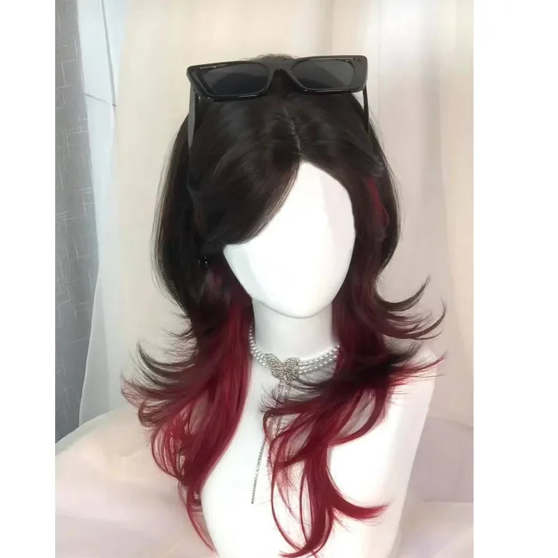 OKLULU - Sweet Short Bob Wig for Women Lace Front Wigs Headband Summer Fresh Pink Blonde Short Hair Cosplay Pink Wig Lolita