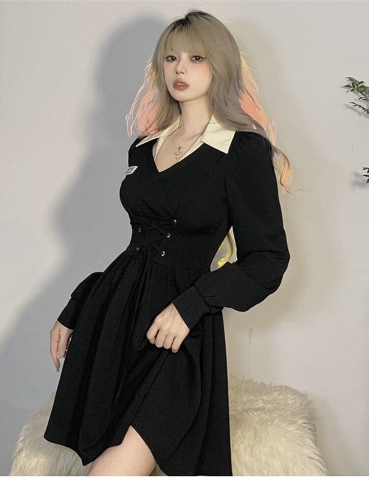 College Bandage Preppy Dress