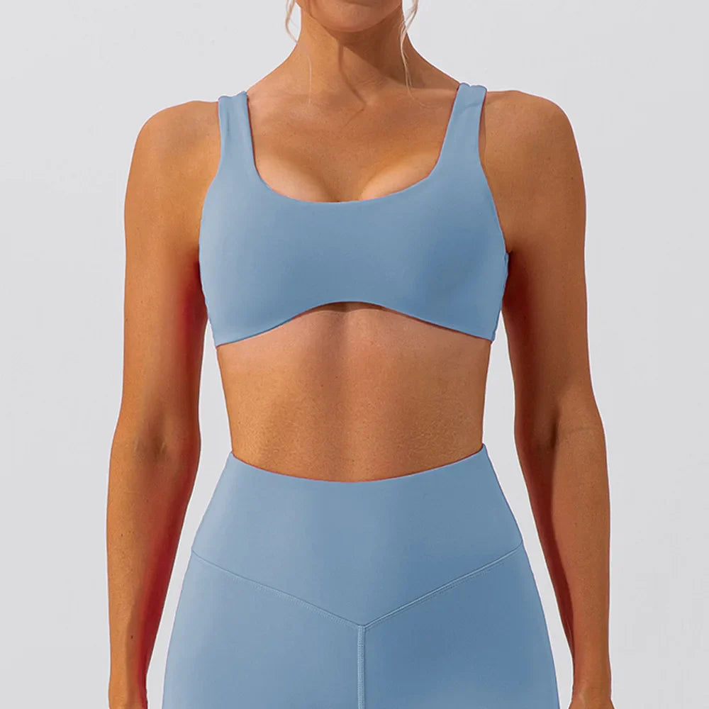 qgtao Breathable Sports Bra Shockproof Crop Anti-sweat Fitness Top Women Seamless Yoga Push up Sport Gym Workout Top Soft Underwear