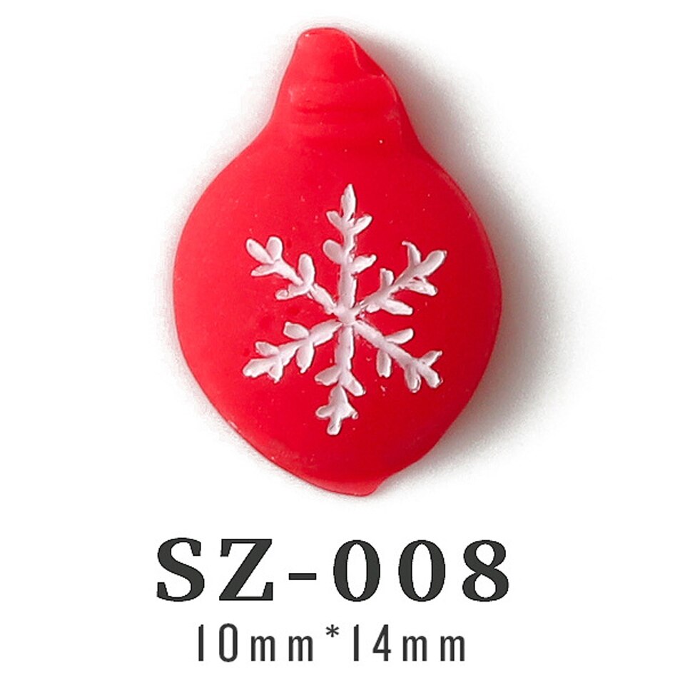 50 Pieces Christmas Nail Charms Wholesale In Bulk Tree Snowman Deer Mixed Styles 3D Resin Nail Art Decoration