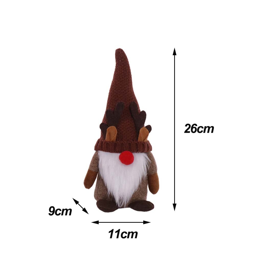 Christmas Gnome Plush Decor Christmas Elf Faceless Doll Xmas Gnomes Christmas Decorations for Home New Year Holiday Gift