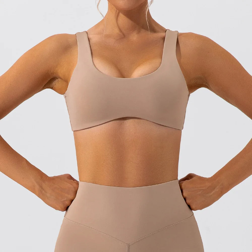 qgtao Breathable Sports Bra Shockproof Crop Anti-sweat Fitness Top Women Seamless Yoga Push up Sport Gym Workout Top Soft Underwear