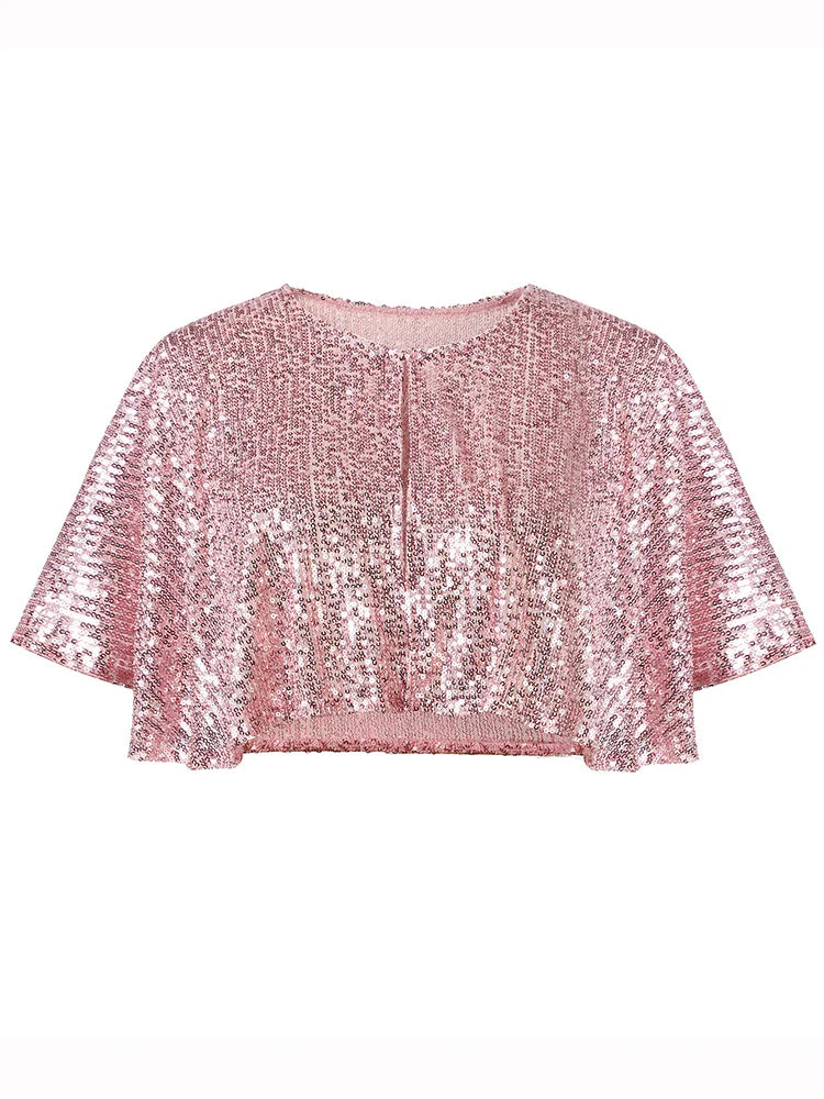 qgtao聽Plus Size V Neck Mermaid Dress With Shawl Long Formal Prom Party Gown Sequins Sleeveless Robe De Soriee Sexy Evening Vestido De