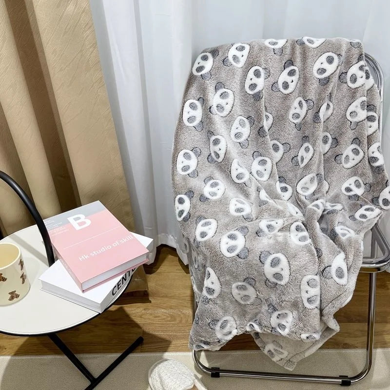 Yeknu Ins Style Zebra Blanket Soft Microfiber Blanket For Bed Office Flannel Blanket Warm Throw Blanket Plush Bedspread Kids Bedding