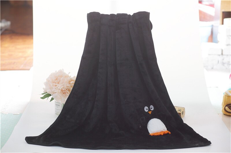 Cute Christmas Present Throw Blanket Lovely Santa Claus Flannel Fleece Sofa Blankets Portable Anti-Pilling Cartoon Shawl Blanket