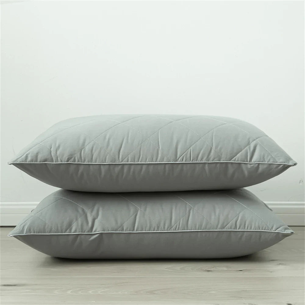 Yeknu 100% Cotton Pillow To Help Sleep Five-Star Hotel Cervical Pillows for Bedroom Home Decor Soft Comfortable Neck Pillow Bedding