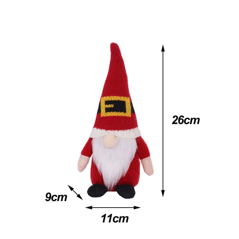 Christmas Gnome Plush Decor Christmas Elf Faceless Doll Xmas Gnomes Christmas Decorations for Home New Year Holiday Gift