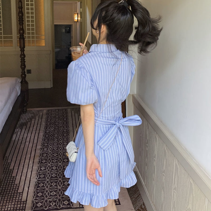 Split Bandage Sweet Dresses