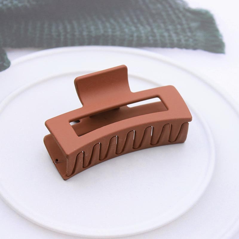 Korean Women Girls Plastic Hair Claws Hair Clips Headwear Large Size Hairpin Crab Barrette Fashion Ornament Hair Accessories