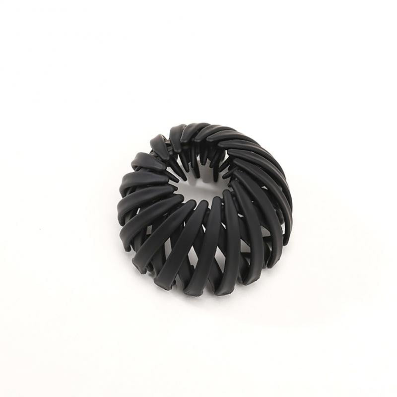 Transparent Hairpins Nest Ball Hair Clips Bun Hairpin For Women Ponytail Holder Hair Claw Clips Solid Color Hair Clip Headwear
